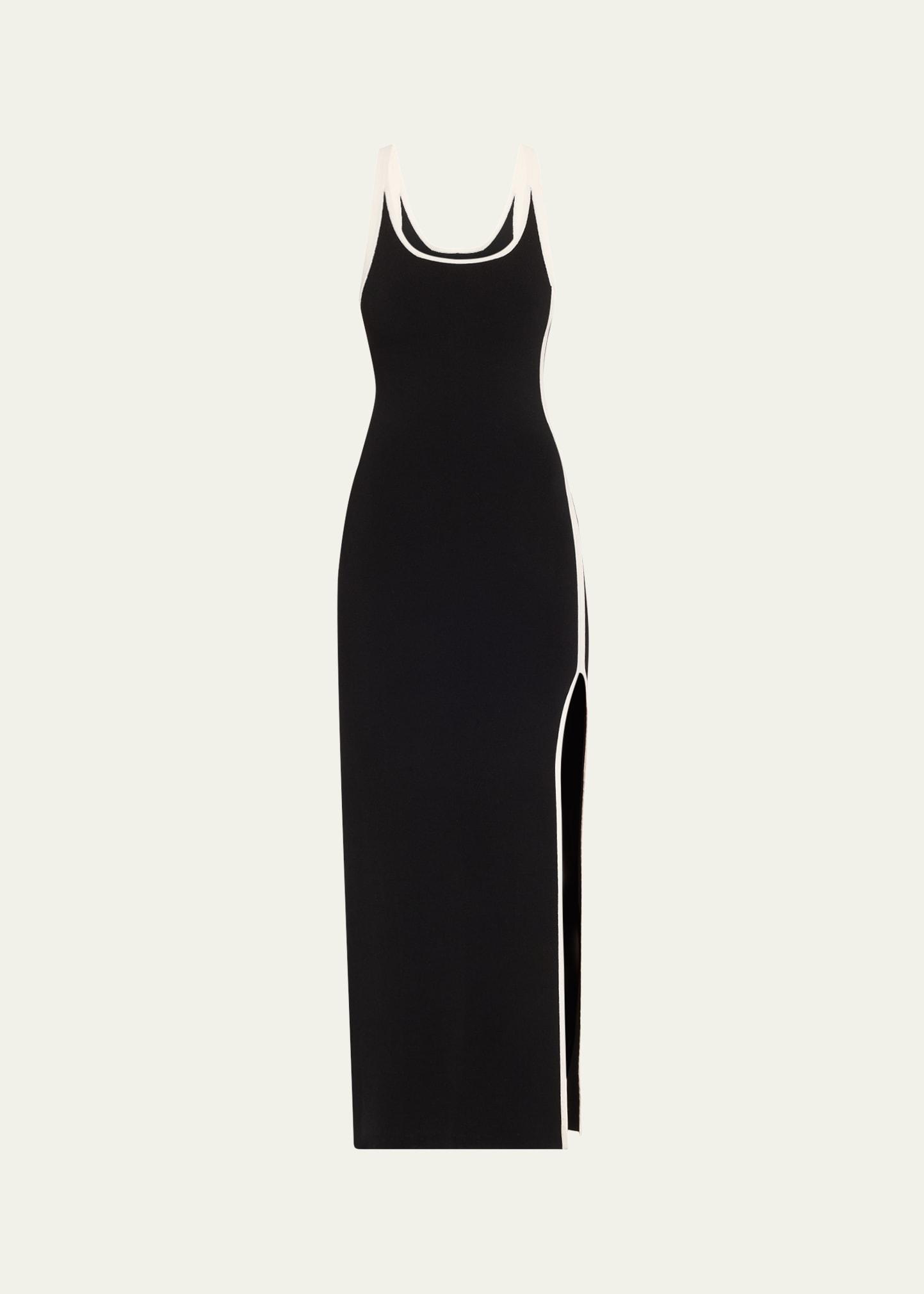 solana knit midi dress