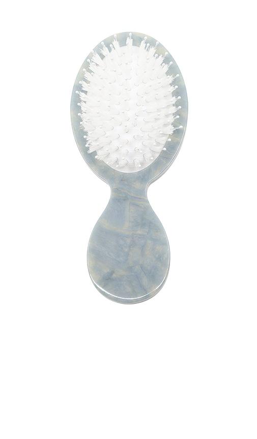 solar eclipse hand-painted bride handbag hero brush in blue.