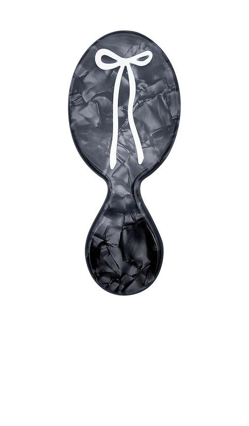 solar eclipse hand-painted french bow handbag hero brush in beauty: na.