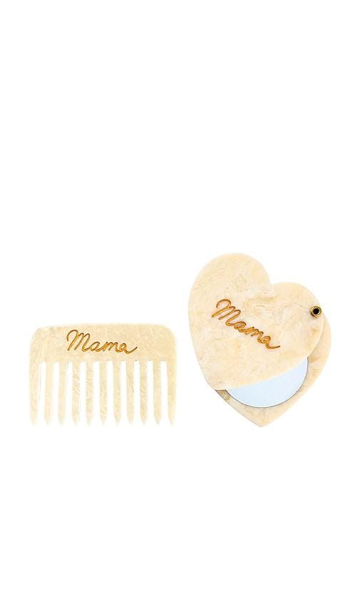 solar eclipse hand-painted mama essentials handbag hero brush in beauty: na.