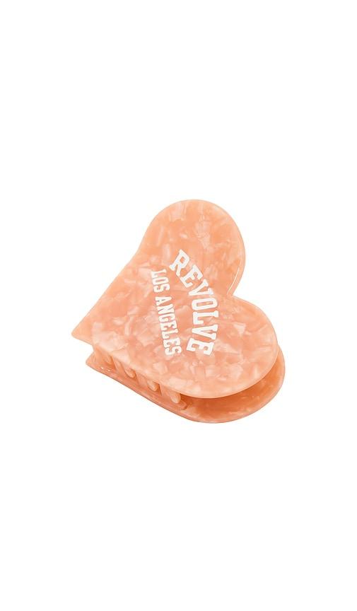 solar eclipse x revolve hand-painted los angeles collegiate heart claw hair clip in beauty: multi.