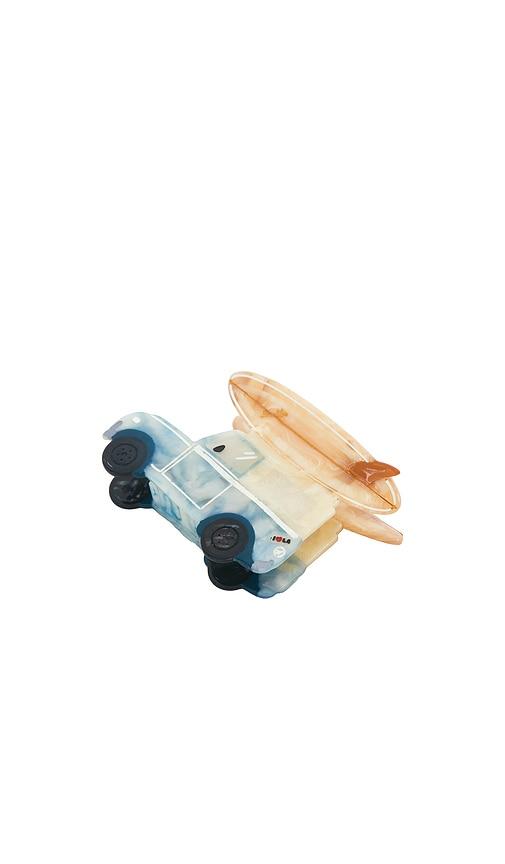 solar eclipse x revolve hand-painted vintage car claw hair clip in multi.