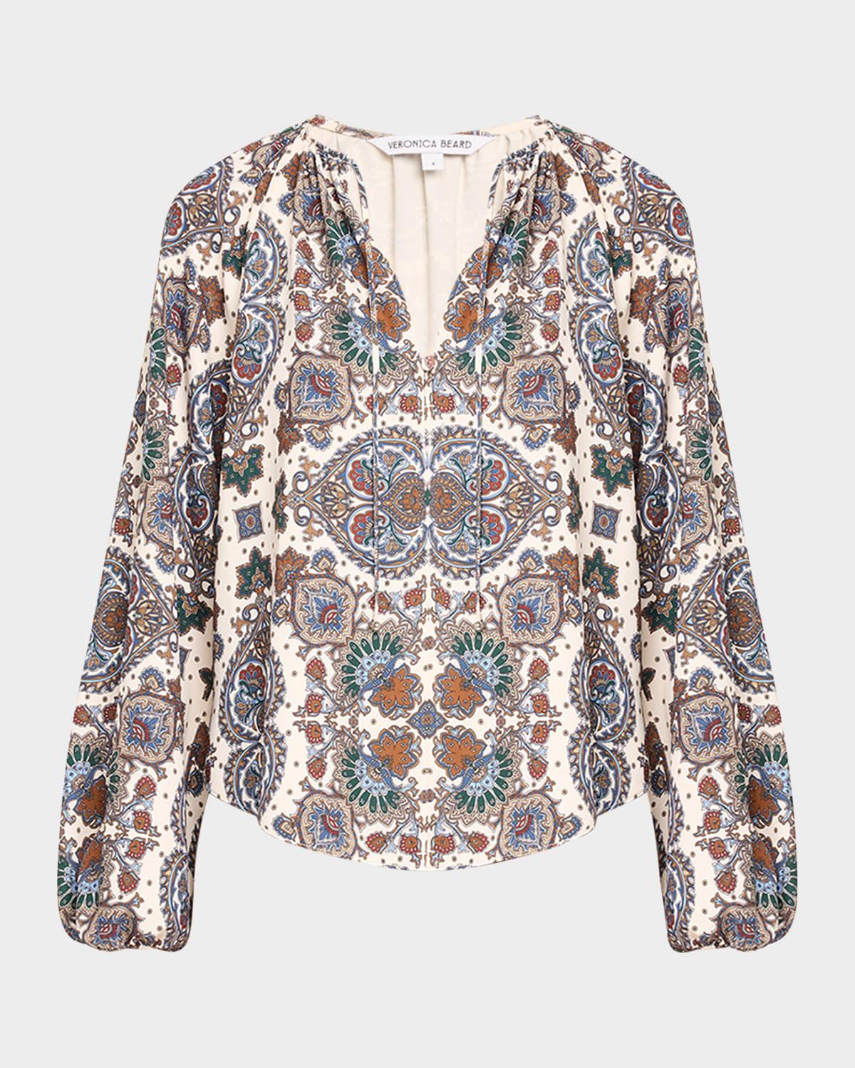 solay long-sleeve blouse