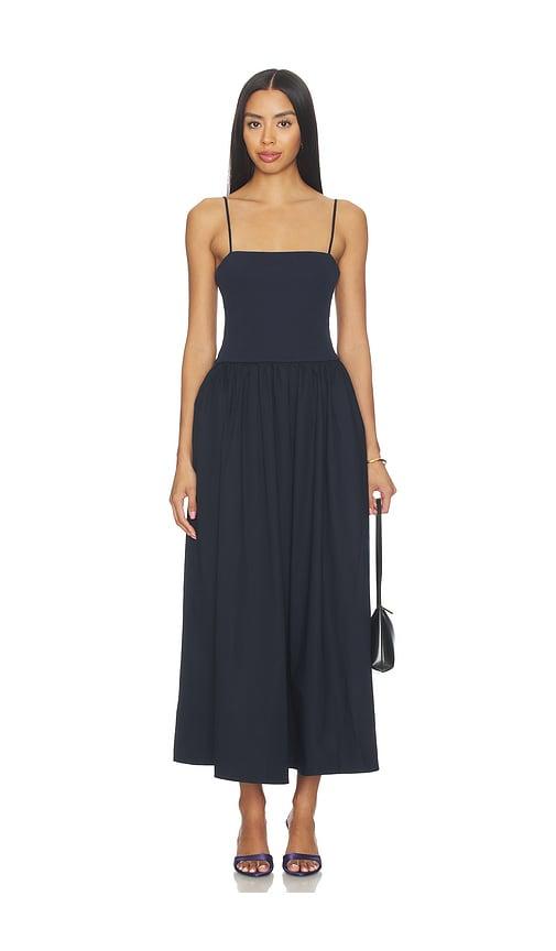 sold out nyc the cami rsvp dress in navy.