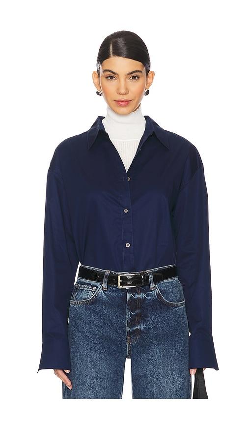 sold out nyc the everything shirt in navy.