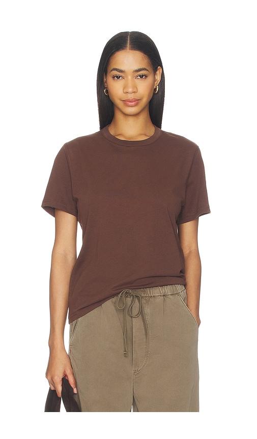sold out nyc the iconically soft perfect tee in chocolate.