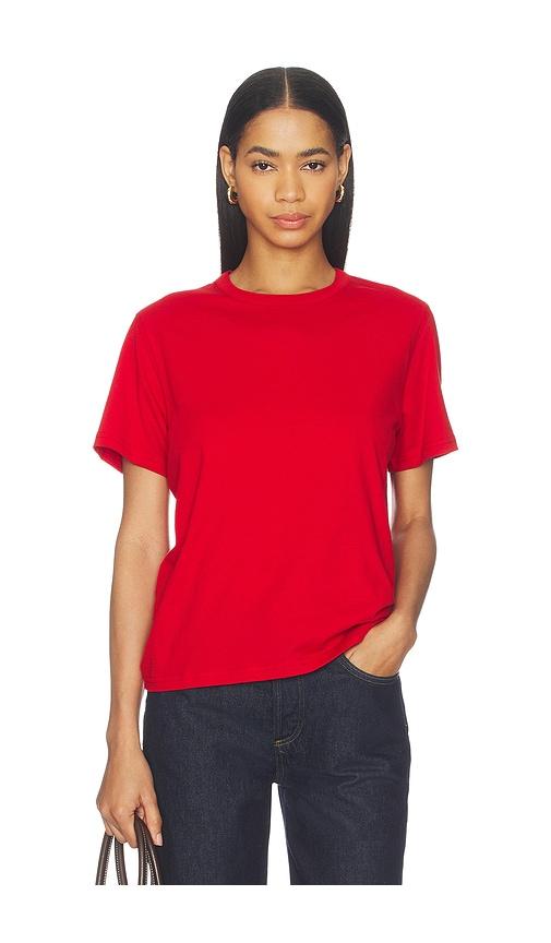 sold out nyc the iconically soft perfect tee in red.