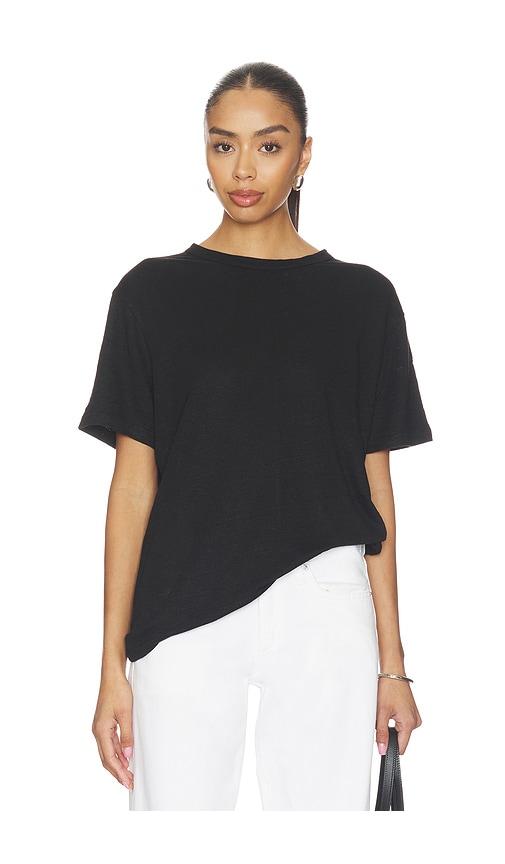sold out nyc the linen perfect tee in black.
