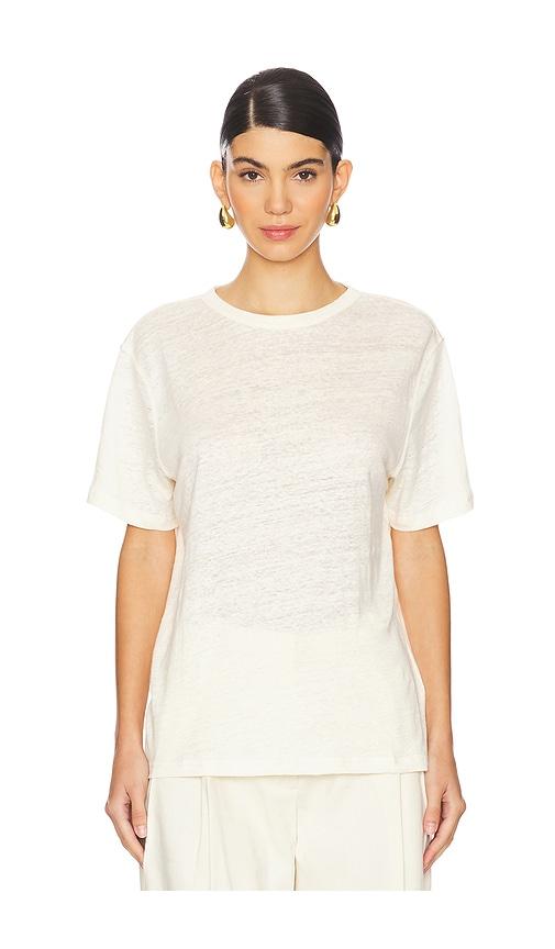 sold out nyc the linen perfect tee in cream.