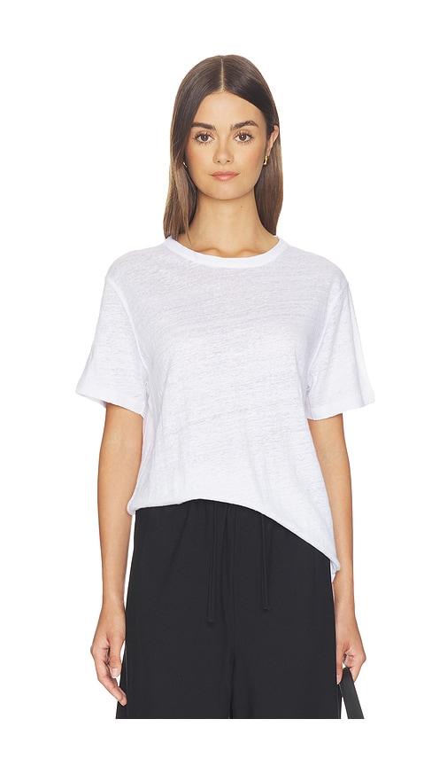 sold out nyc the linen perfect tee in white.