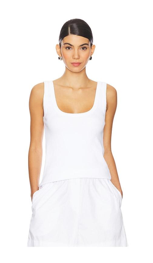 sold out nyc the scoop it up tank in white.