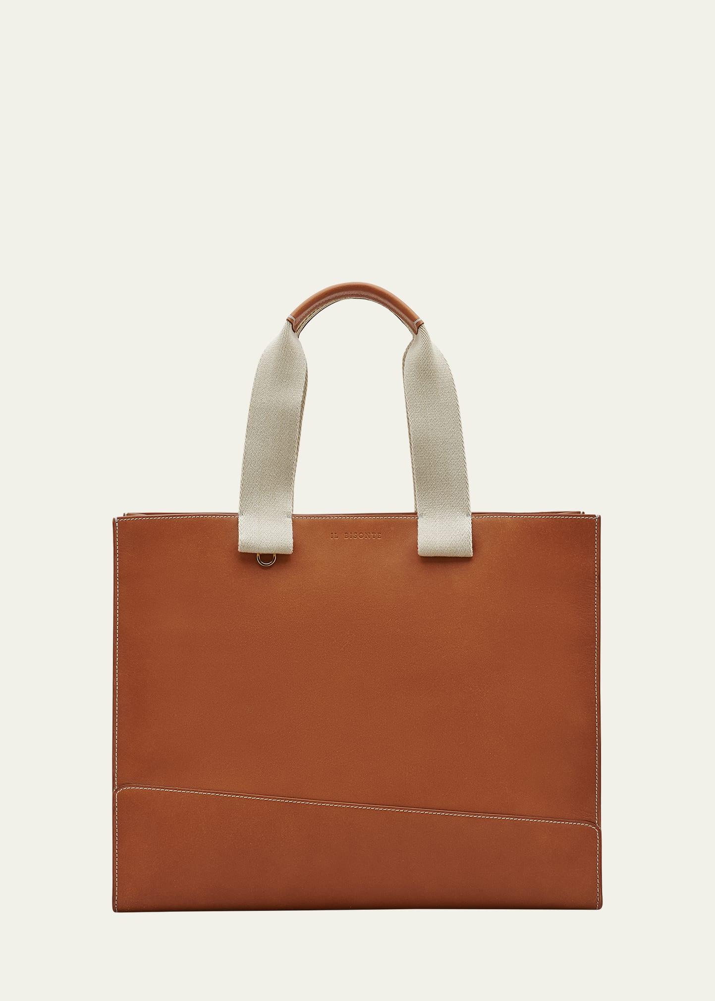sole large leather tote bag