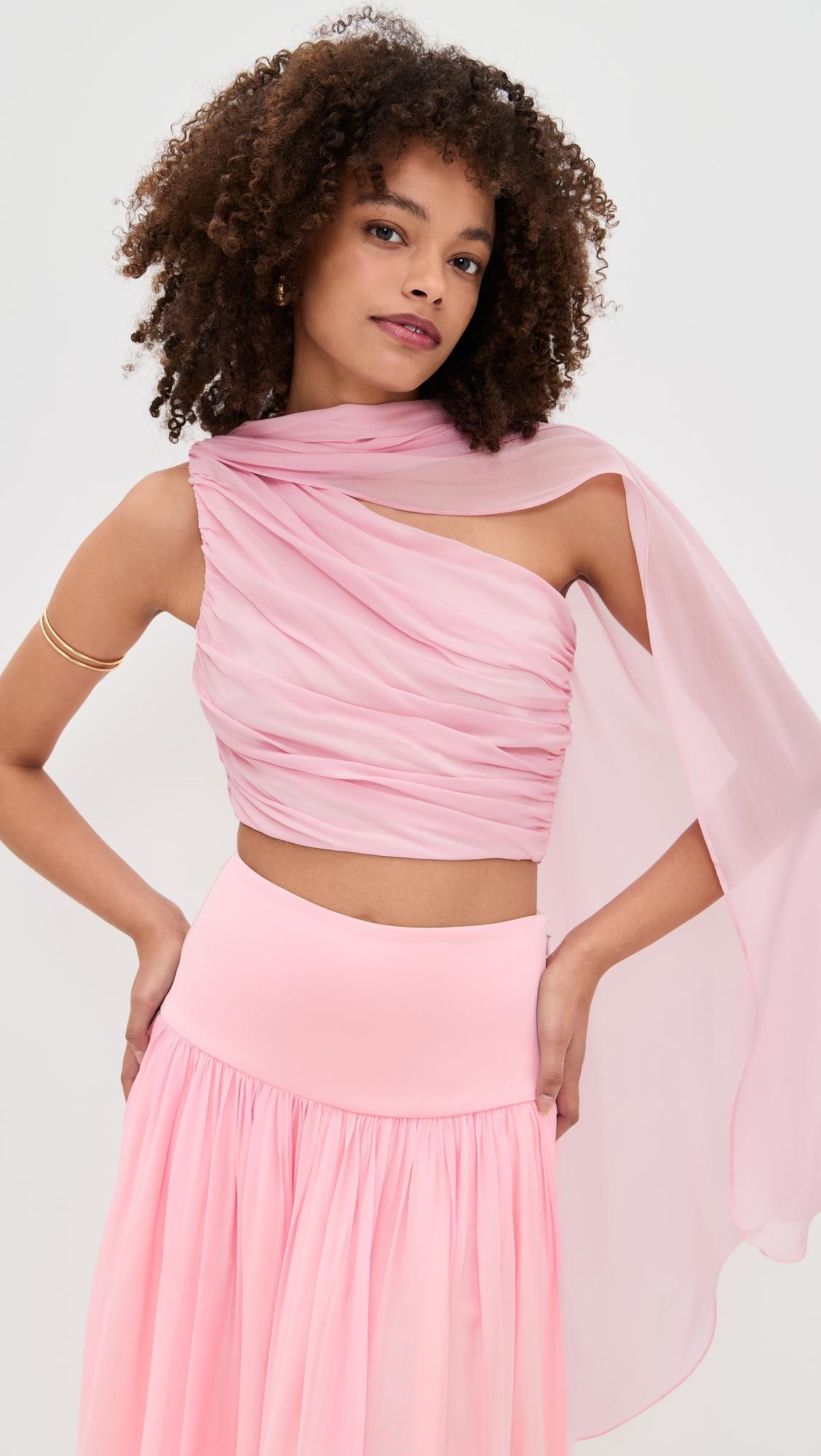 solene one shoulder top