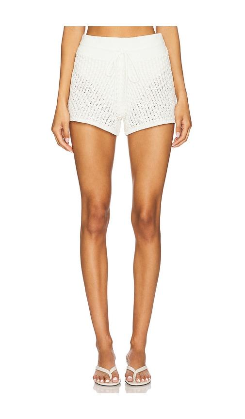 solid & striped the charlie short in ivory.