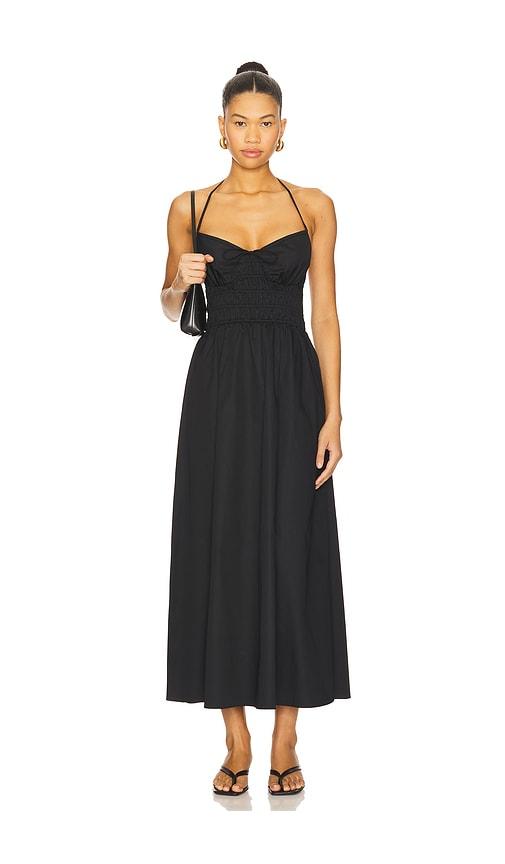solid & striped the lolita dress in black.