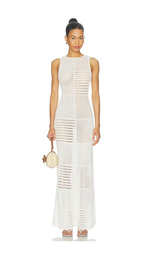 solid & striped the morenzo dress in white.