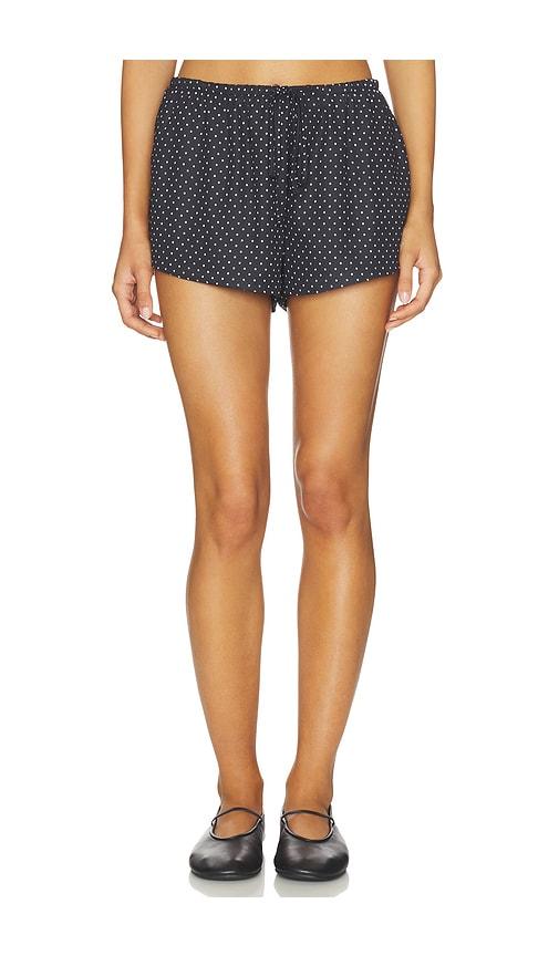 solid & striped the remi short in black.