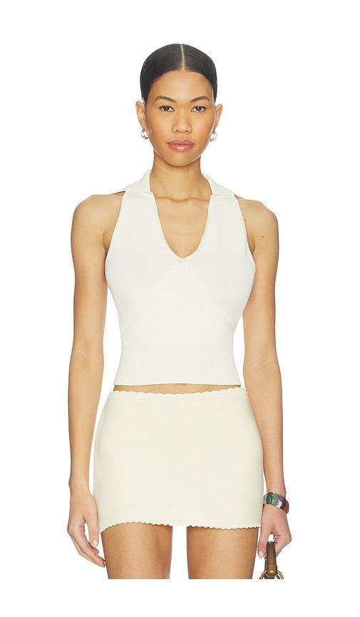 solid & striped the shelby top in ivory.