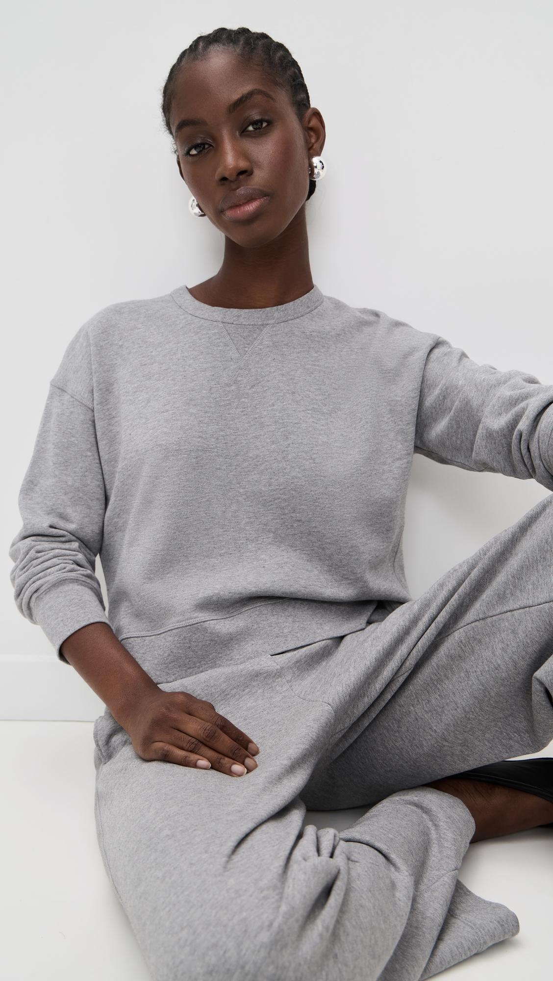 solid cropped james sweatshirt