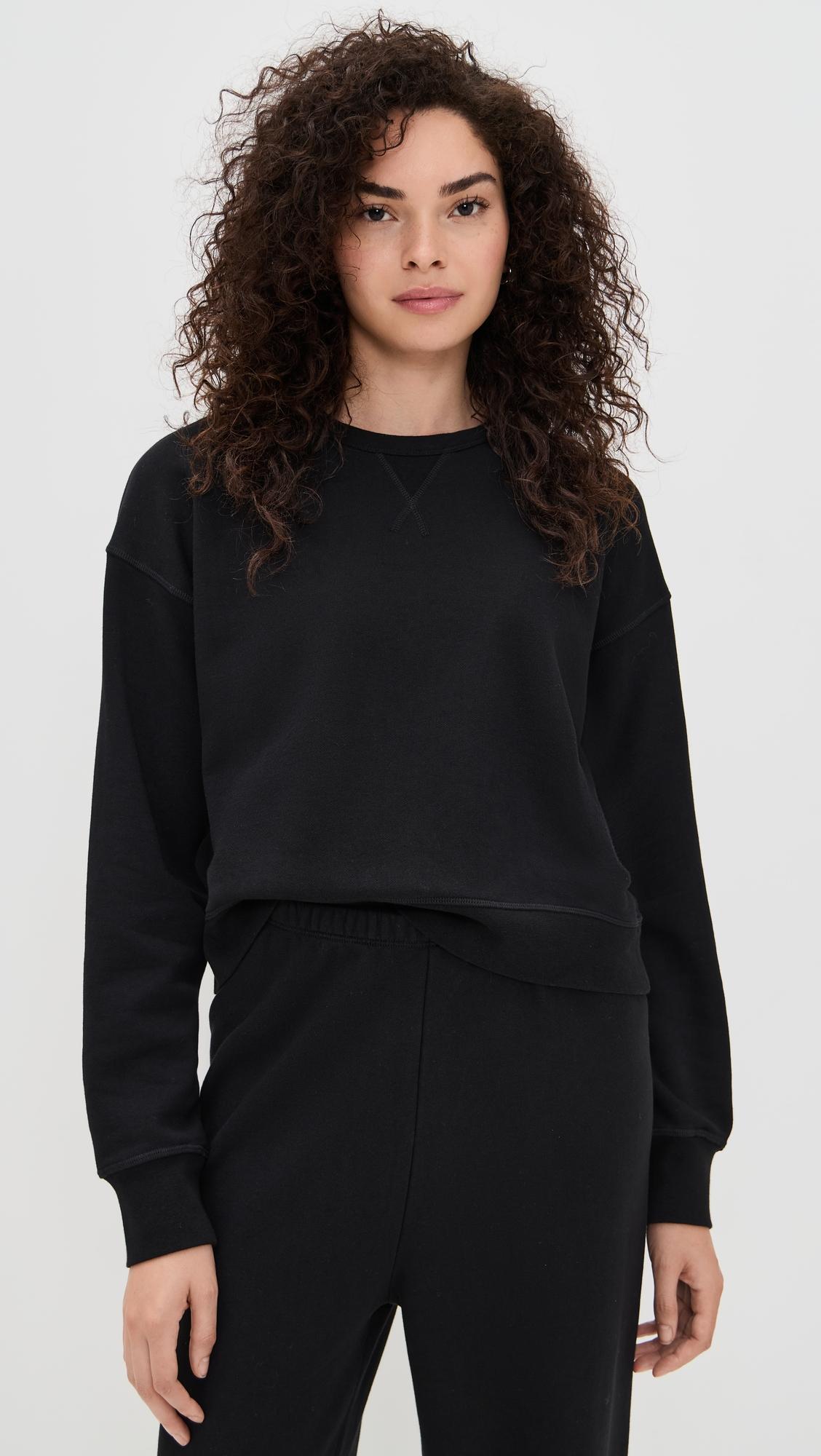 solid cropped james sweatshirt