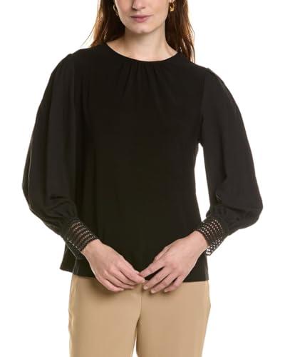 solid ity ls mixed media top w novelty t asphalt
