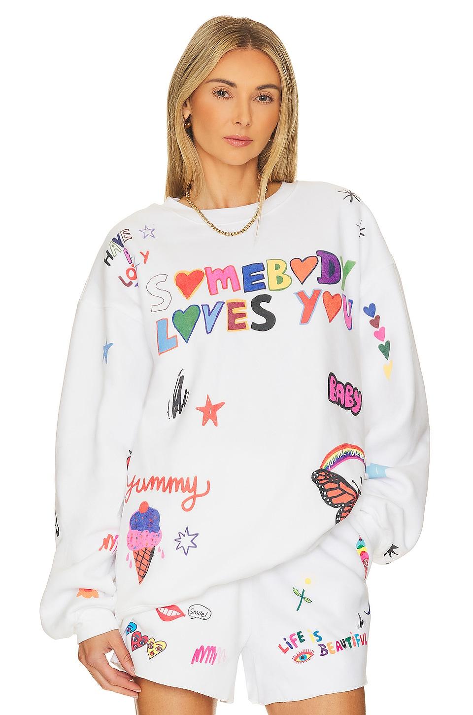 somebody loves you crewneck