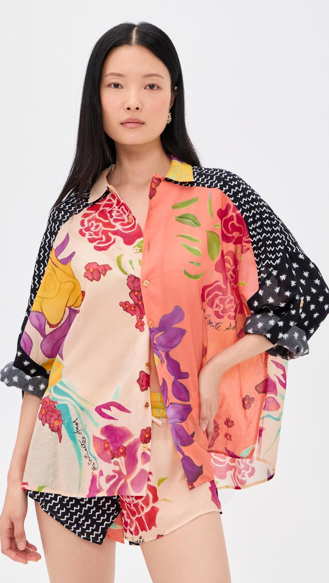 sonido bestial button down shirt