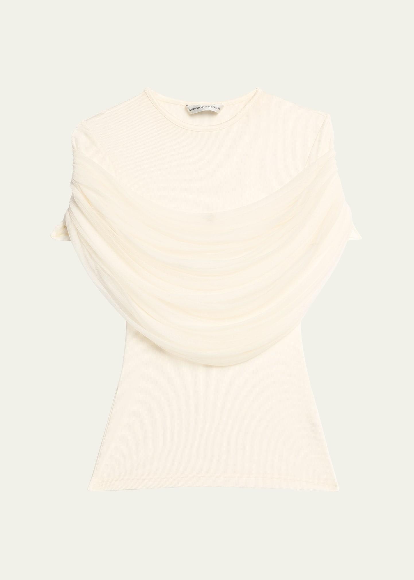 sonora veiled short-sleeve t-shirt