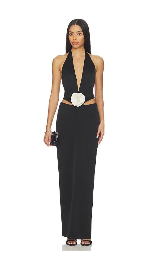 sonya moda candise dress in black.