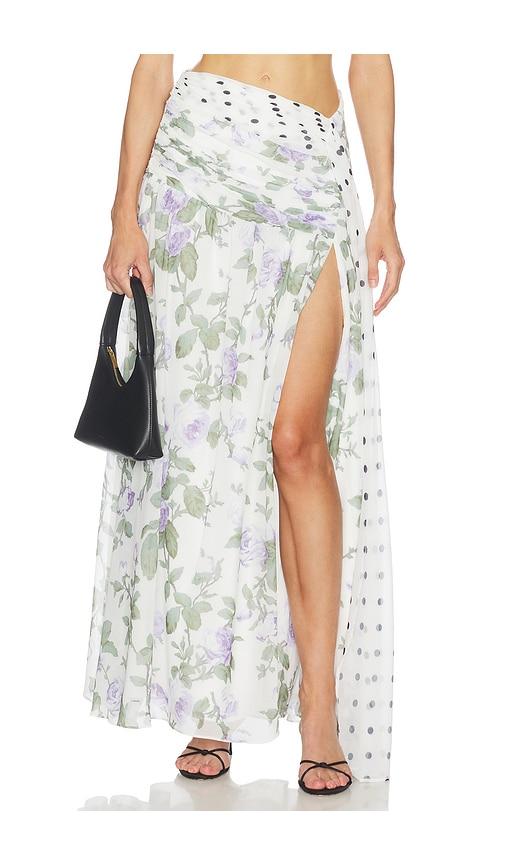 sonya moda india skirt in white.