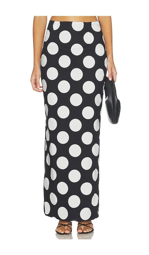 sonya moda milano skirt in black,white.