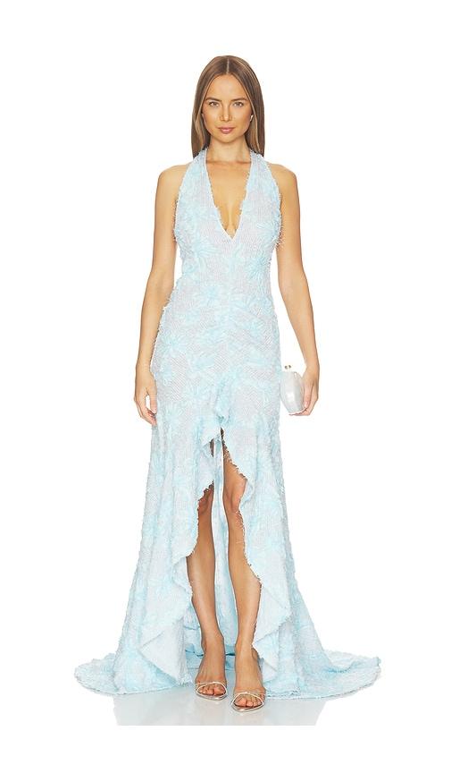 sonya moda noorah gown in blue.