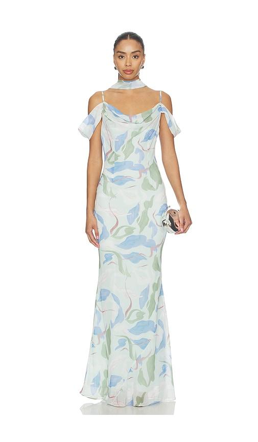 sonya moda rosalie dress in mint,blue.