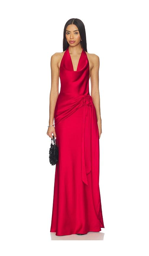 sonya moda rozalia dress in red.