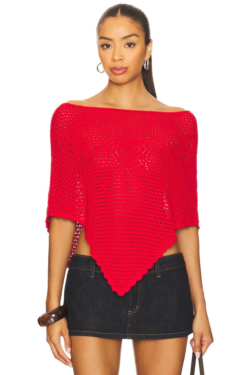 sophie crochet poncho