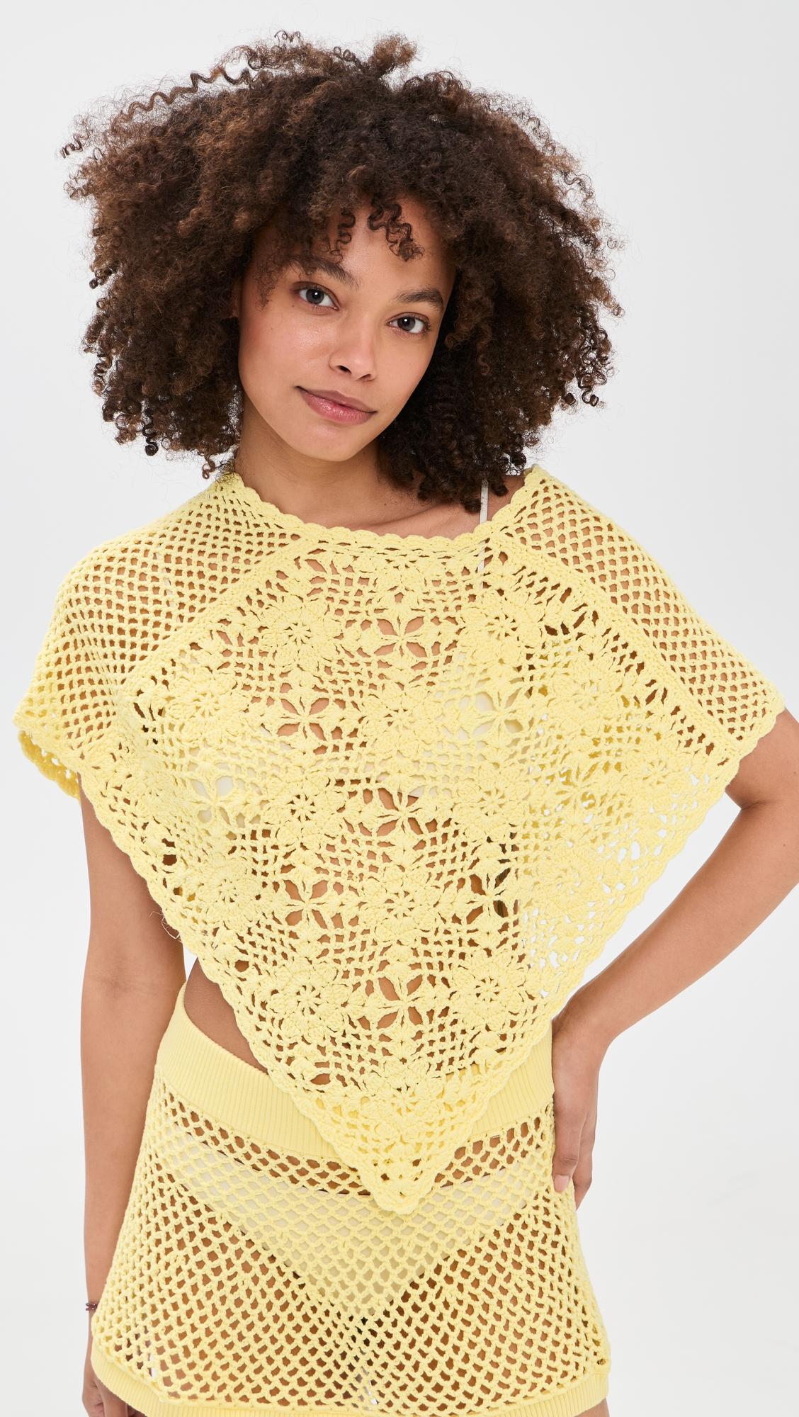 sophie crochet poncho