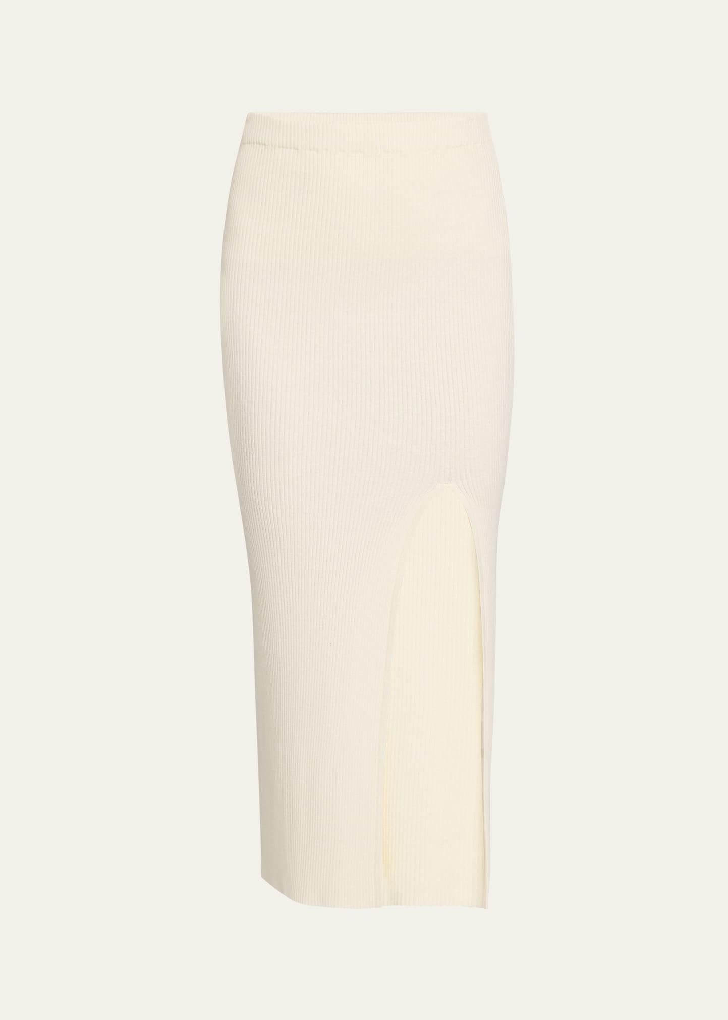 sora strapless cashmere-blend midi dress