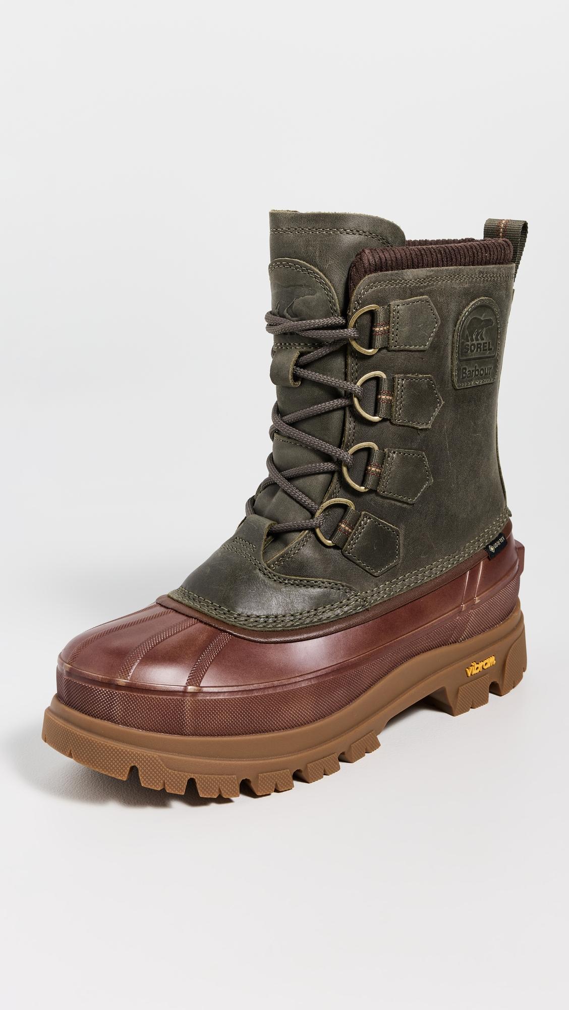 sorel x barbour caribou horizon gtx boots