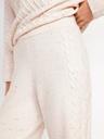 sosoft cable-knit wide-leg sweater pants