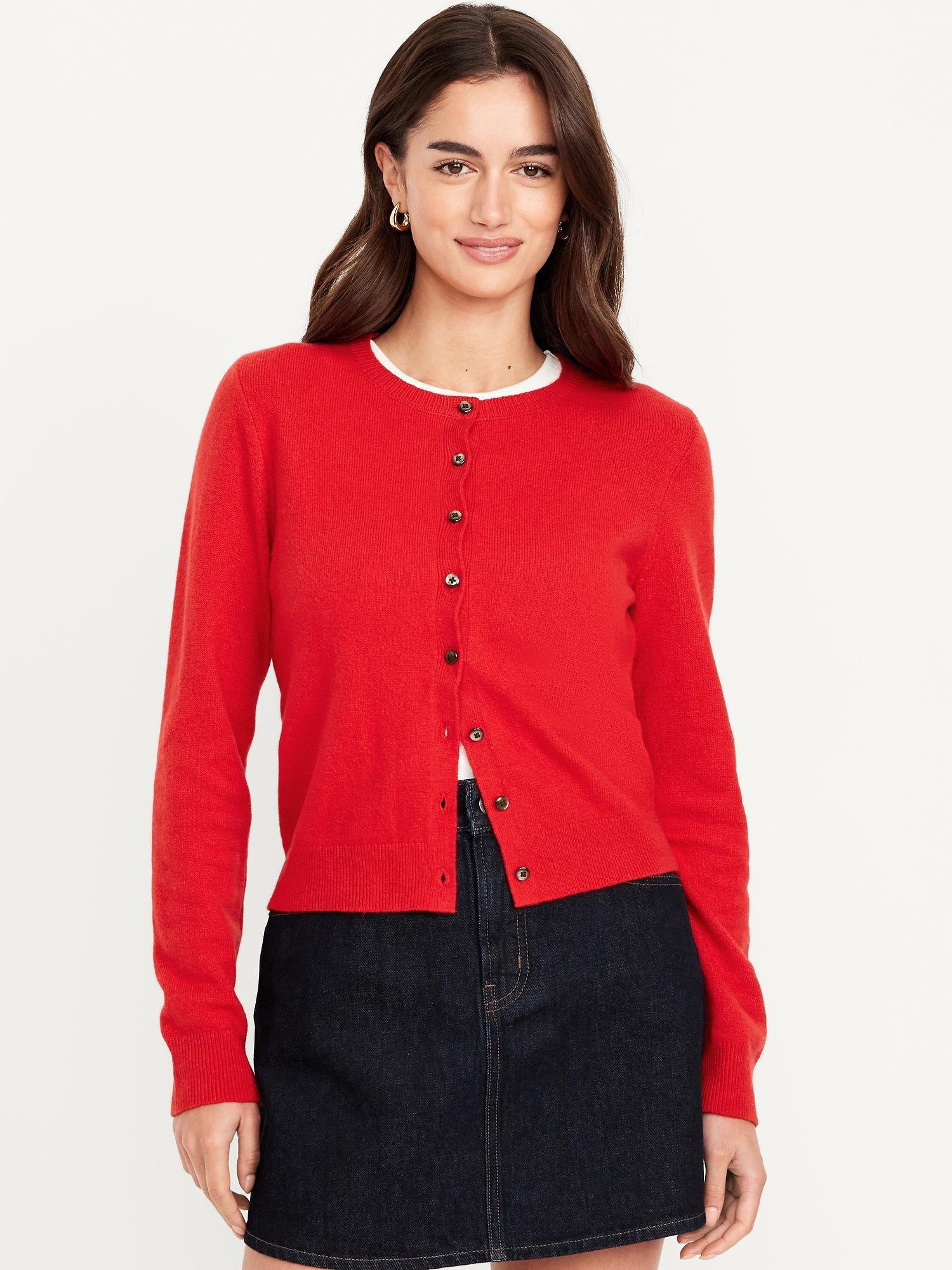 sosoft cropped cardigan sweater