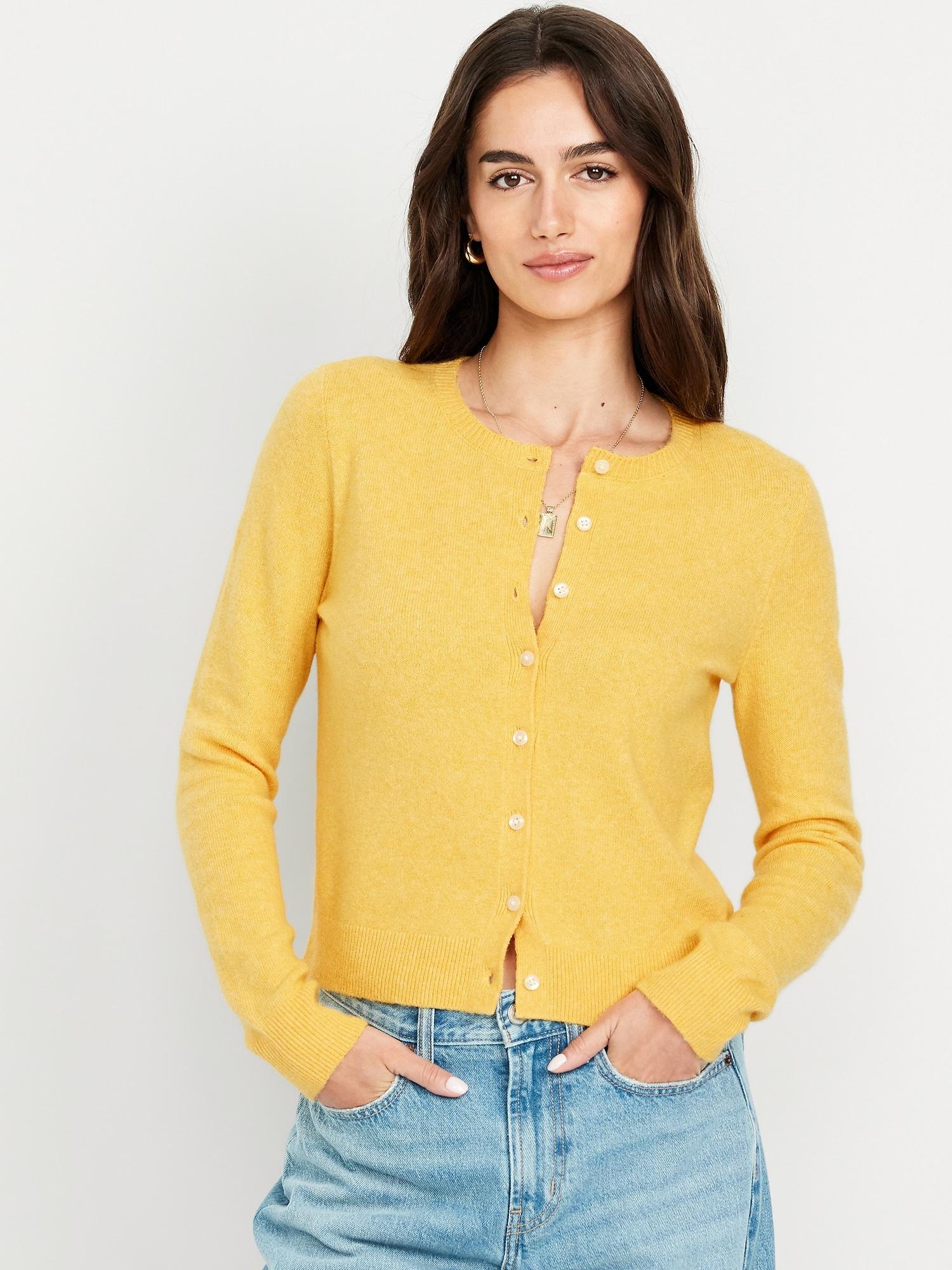 sosoft cropped cardigan sweater