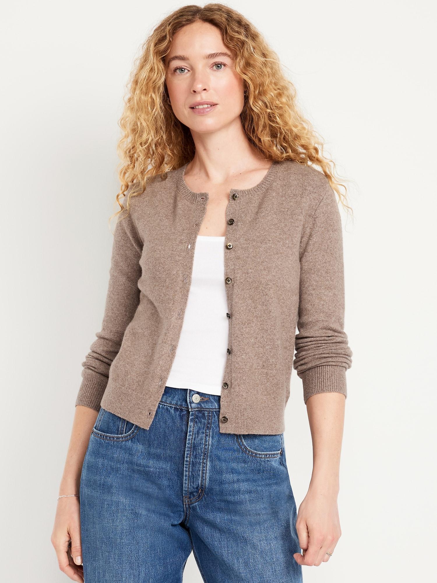 sosoft cropped cardigan sweater