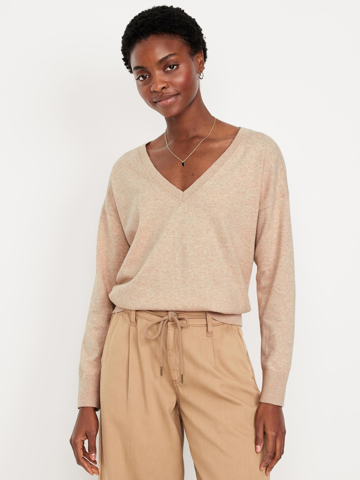 sosoft lite loose v-neck sweater