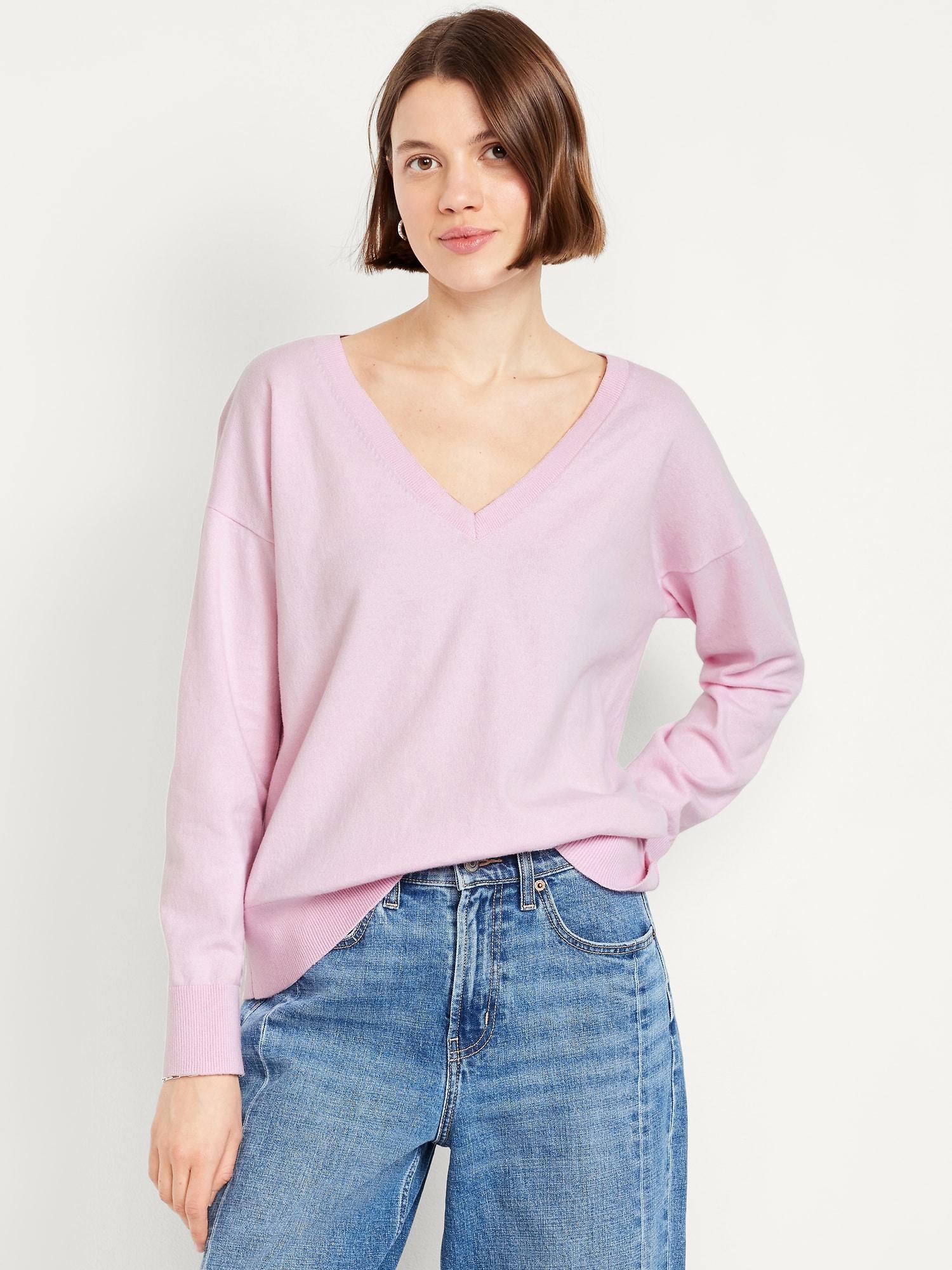 sosoft lite loose v-neck sweater