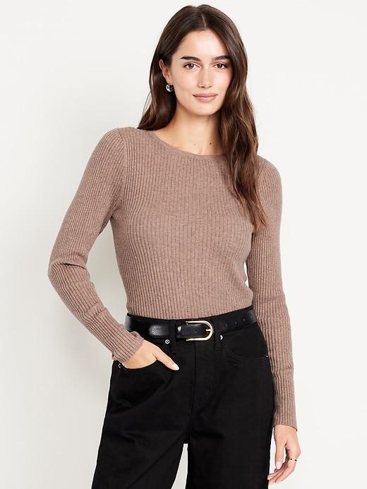 sosoft lite rib crew-neck sweater
