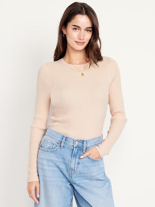sosoft lite rib crew-neck sweater