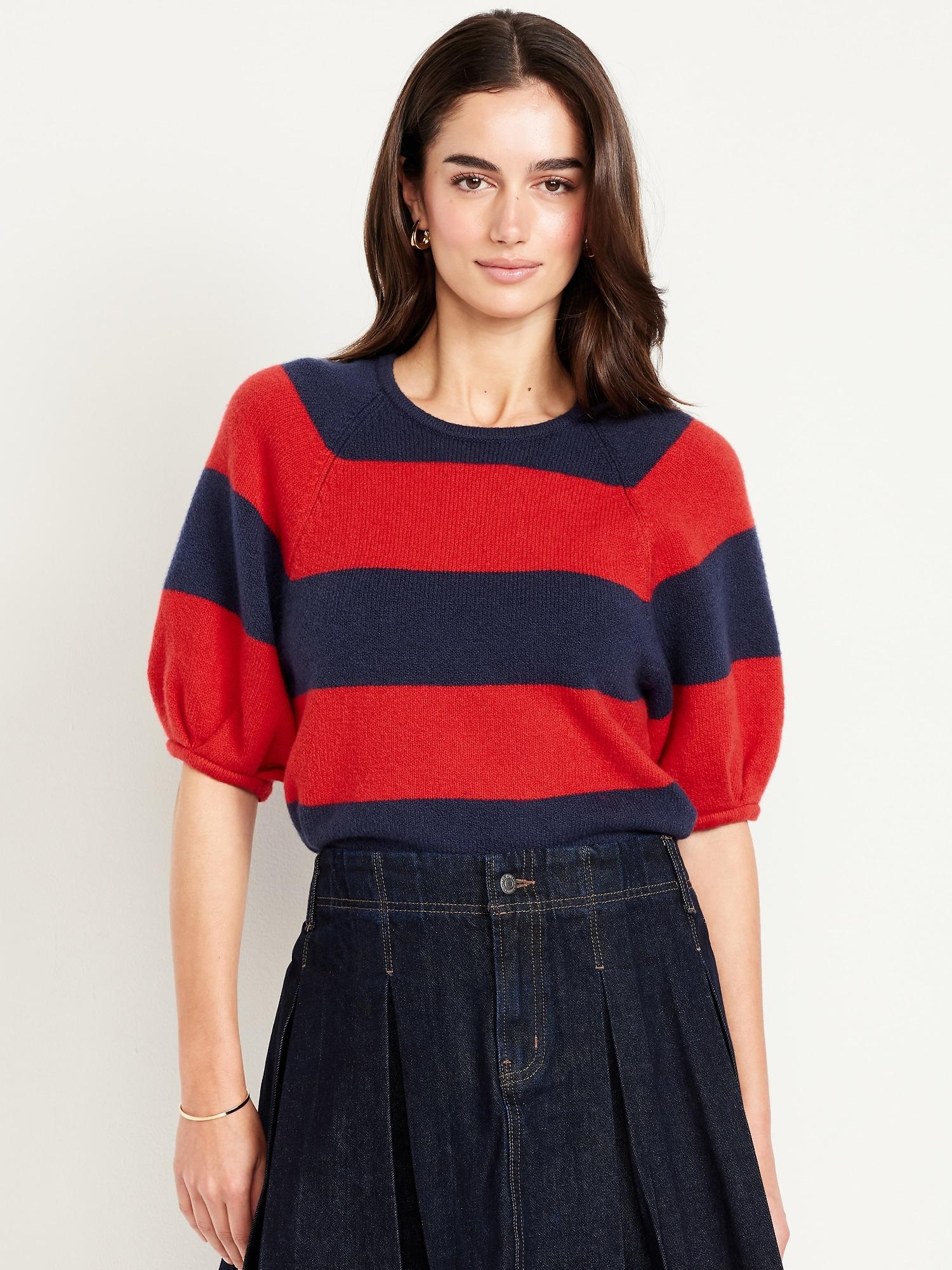 sosoft puff-sleeve sweater
