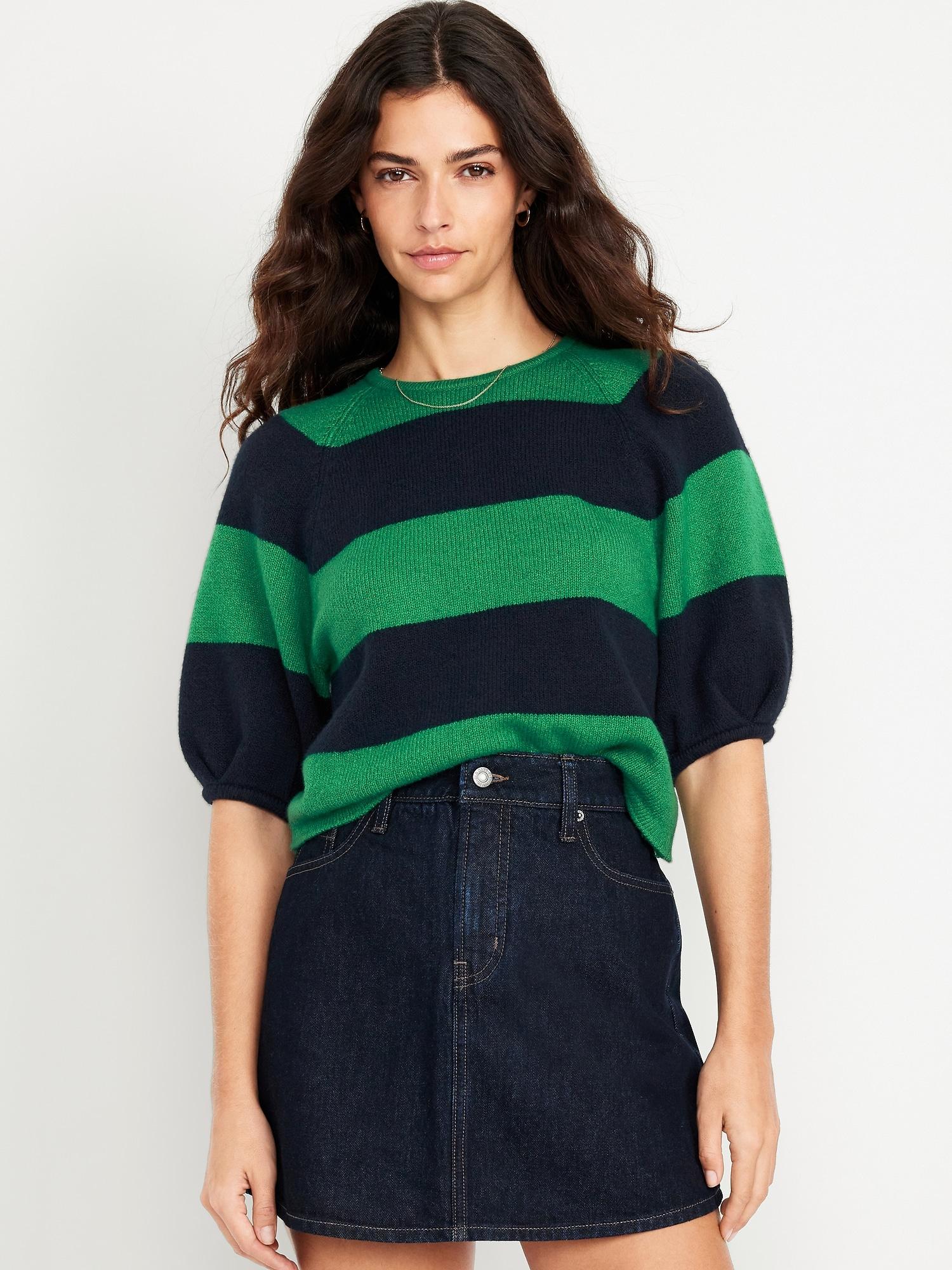 sosoft puff-sleeve sweater