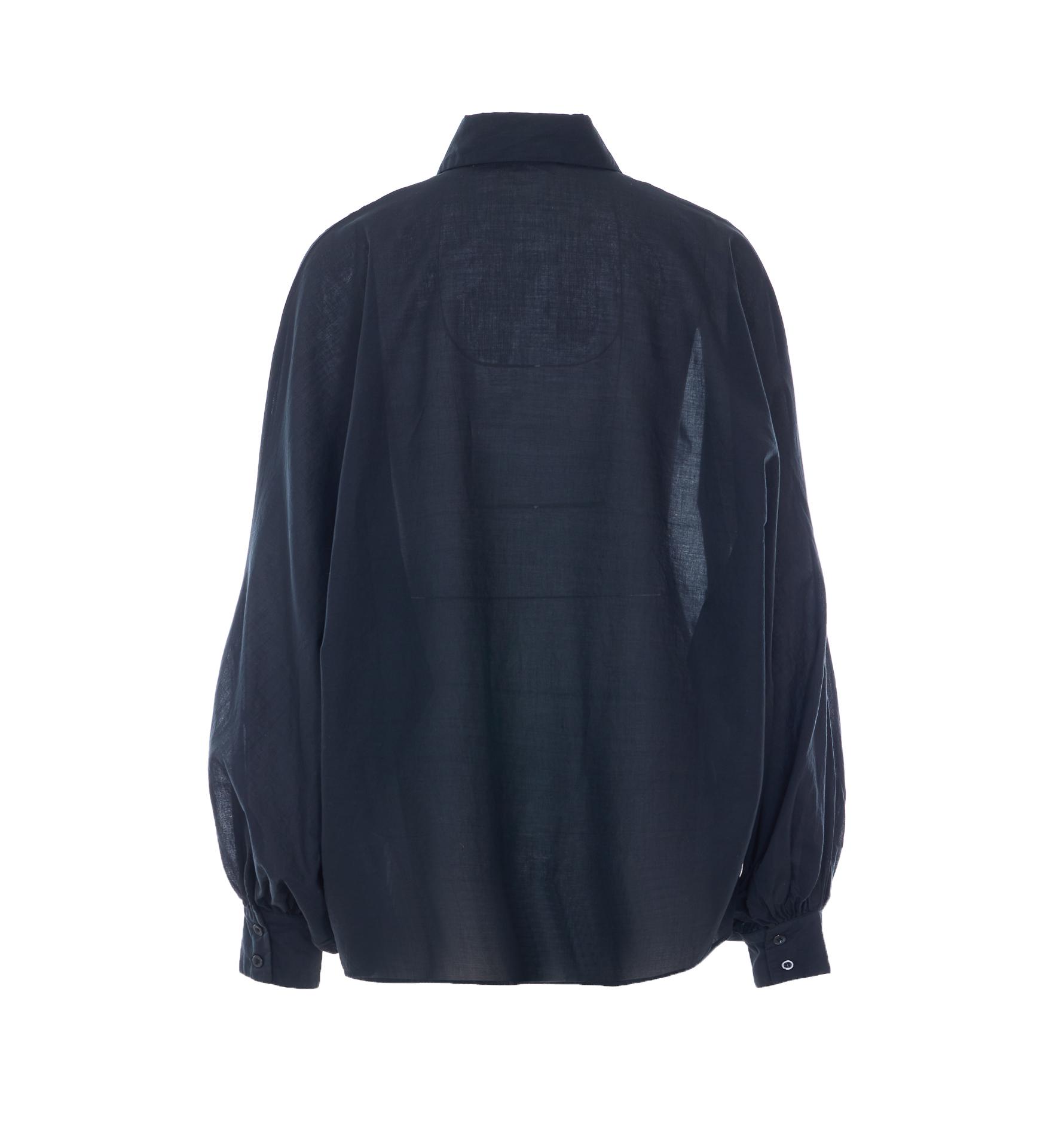 sosue shirts black cotton - women