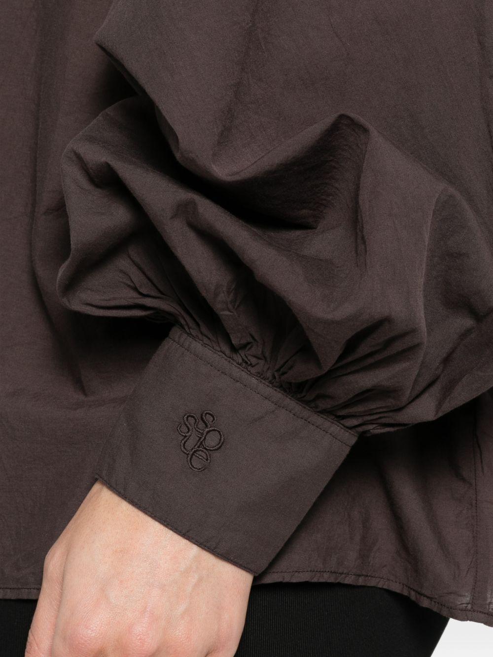 sosue shirts brown cotton - women